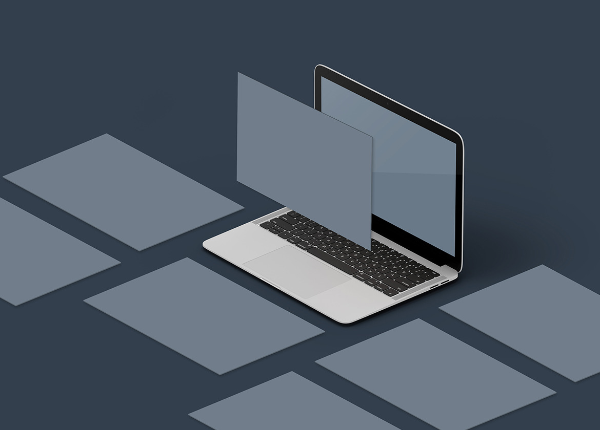 Isometric Website Mockup 8.0 Isometric Website Mockup 8.0