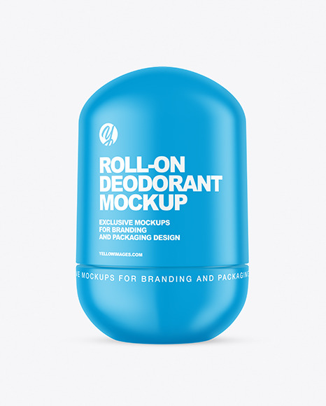 Matte Roll-On Deodorant Mockup