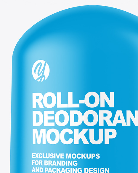 Matte Roll-On Deodorant Mockup