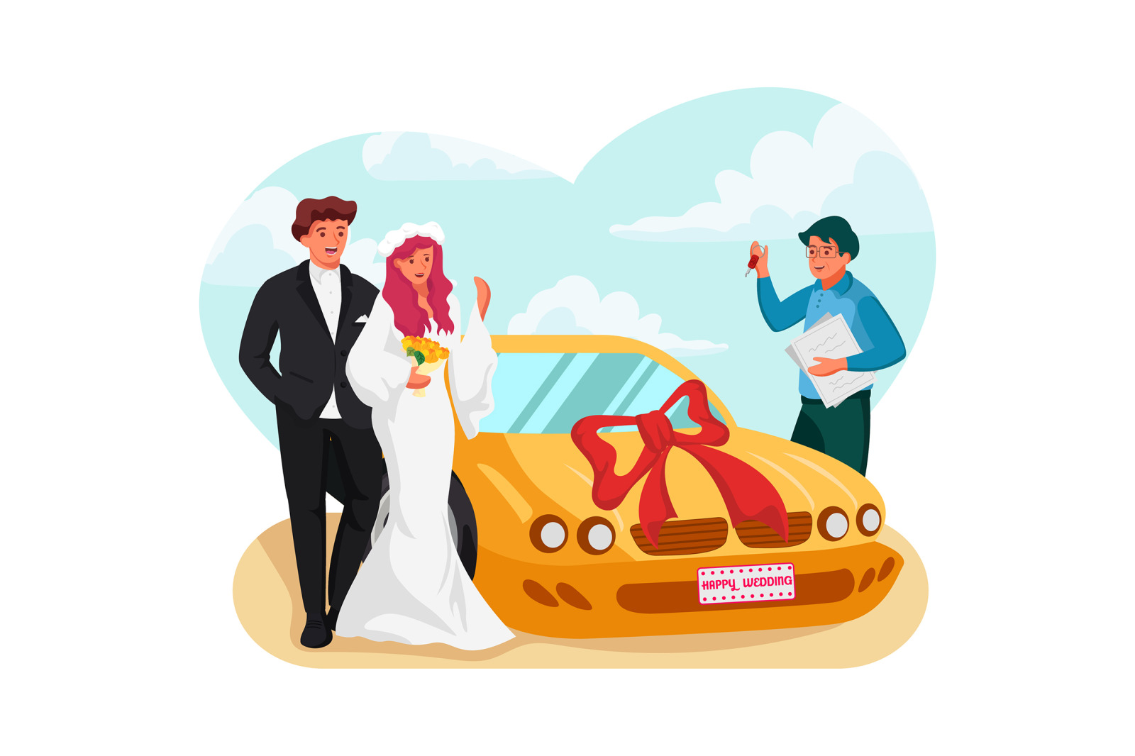 M133_Car Dealership Illustrations M133_Car Dealership Illustrations