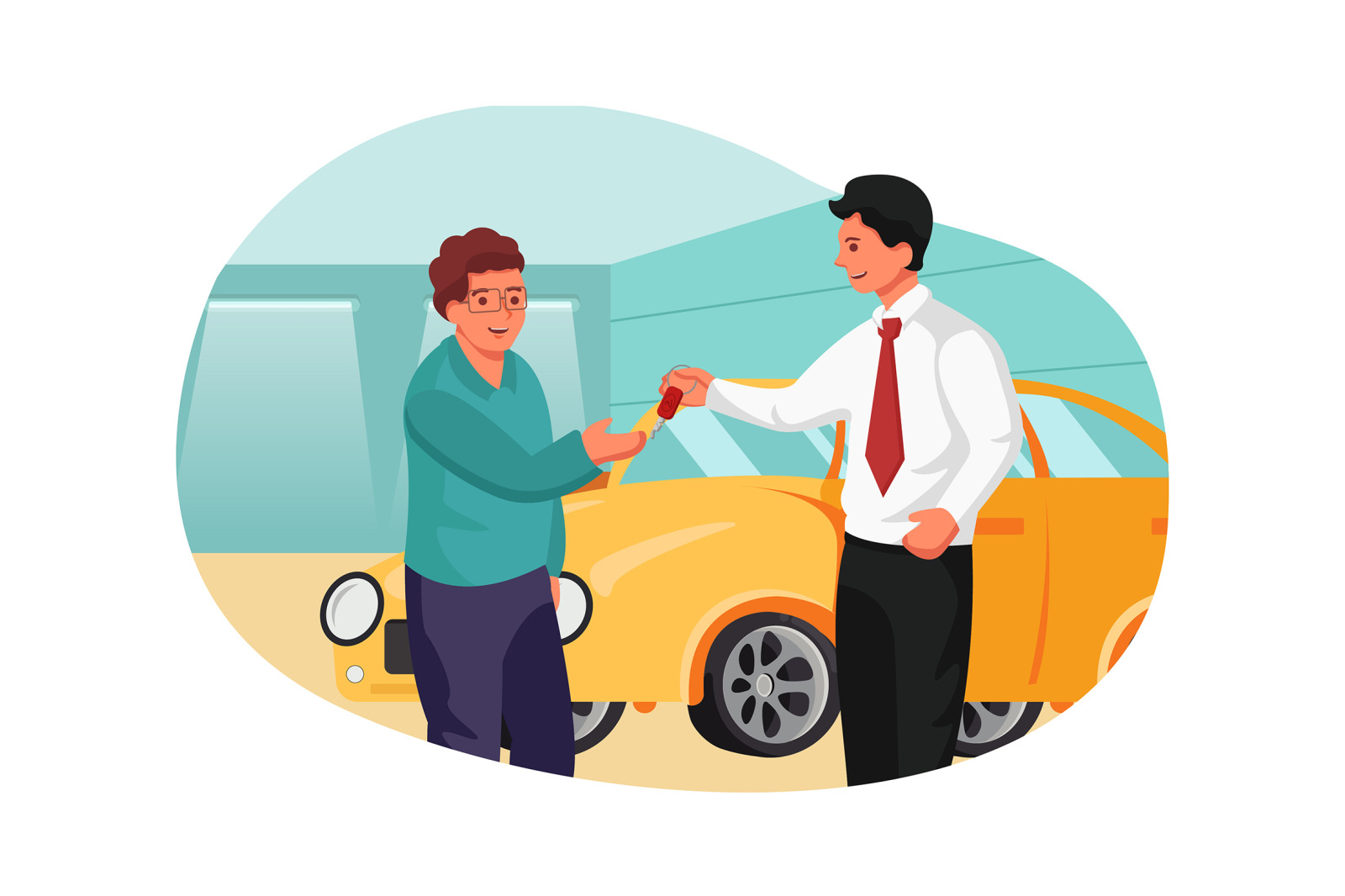 M133_Car Dealership Illustrations M133_Car Dealership Illustrations