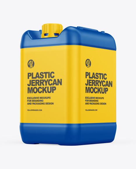 Matte Jerrycan Mockup