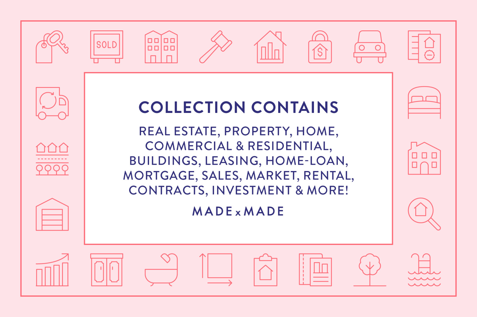 Line Icons – Real Estate