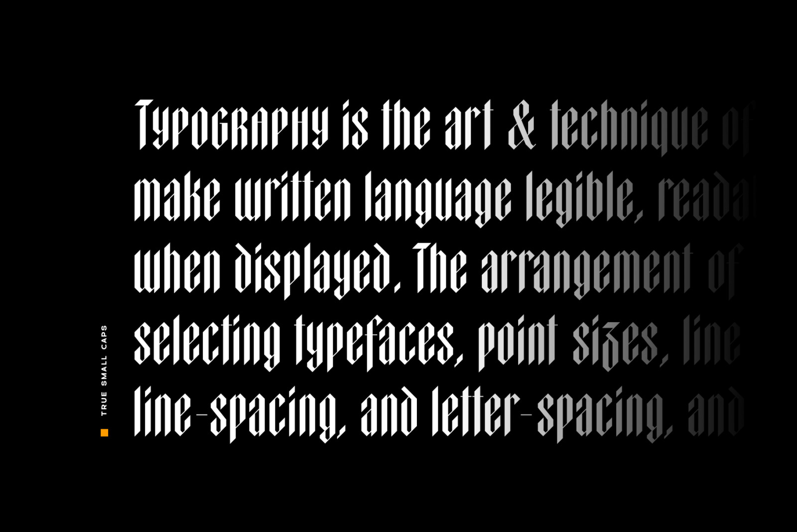 Elmwood Blackletter Display Font Elmwood Blackletter Display Font