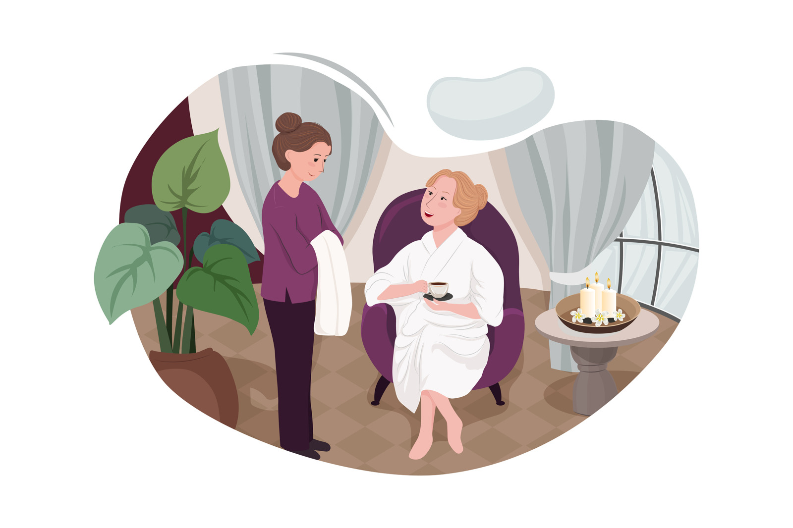 M123_Massage Service Illustrations