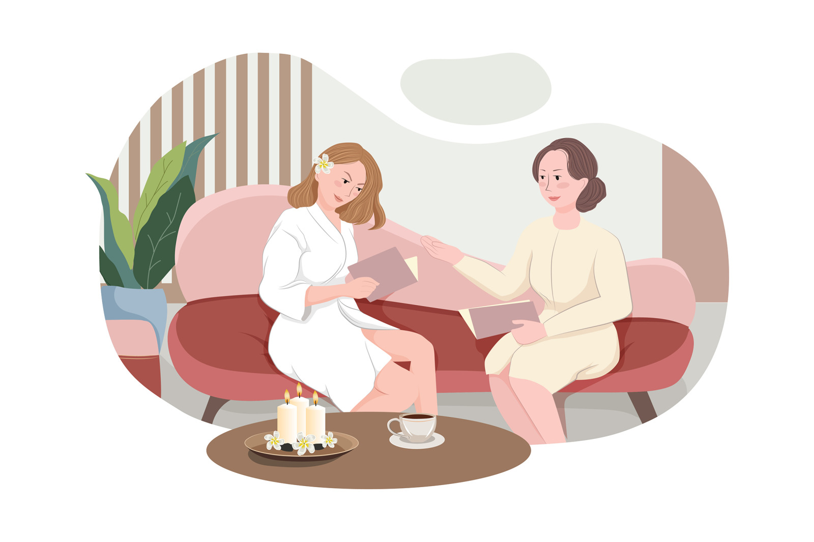 M123_Massage Service Illustrations