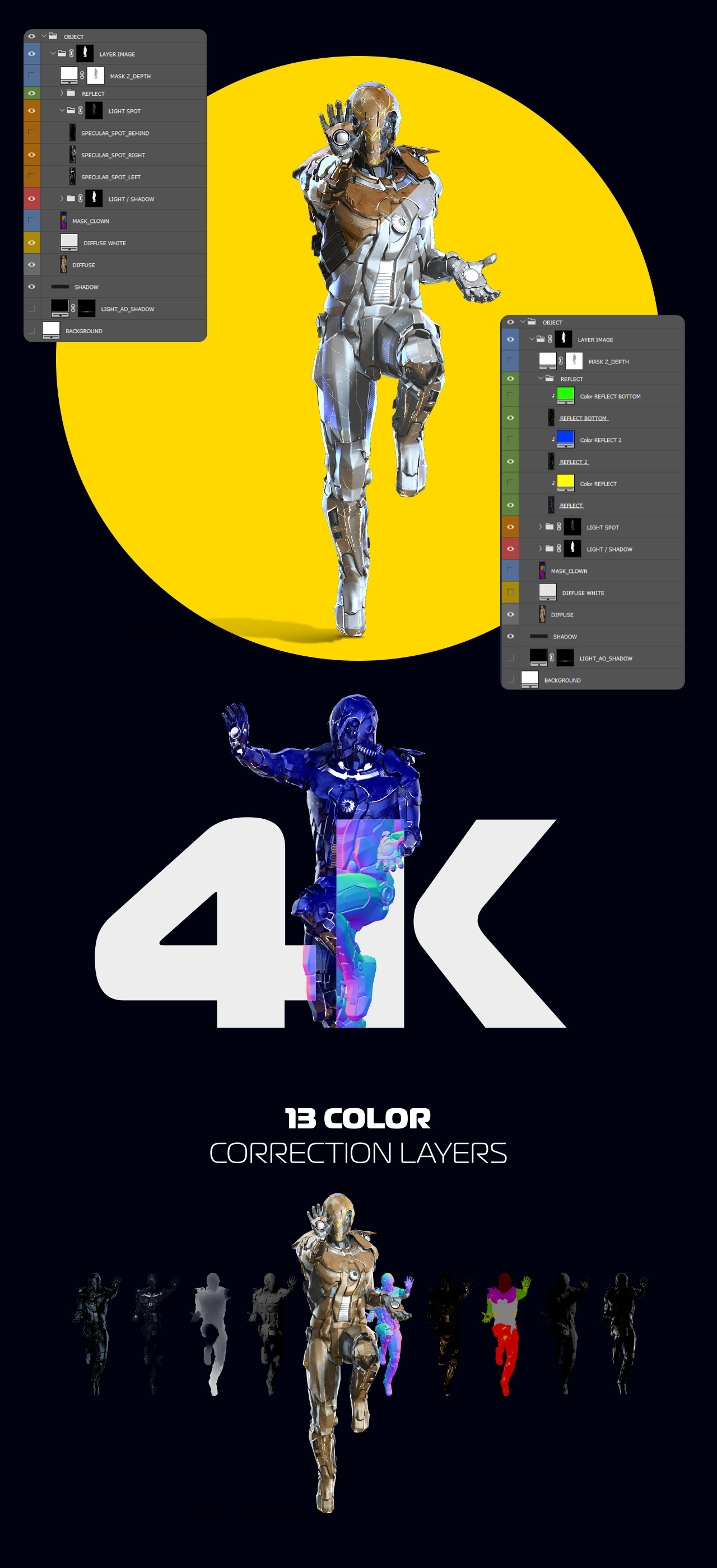 3D Mockup Security Robots #24 3D Mockup Security Robots #24