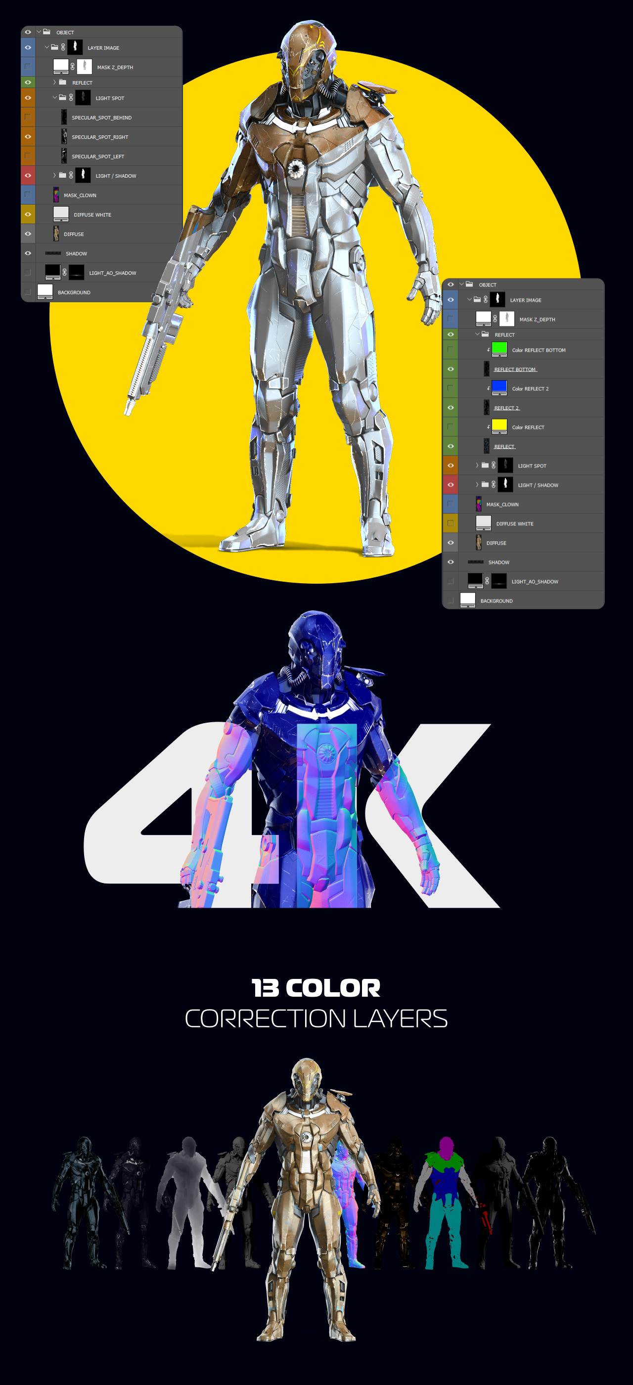 3D Mockup Security Robots #28 3D Mockup Security Robots #28