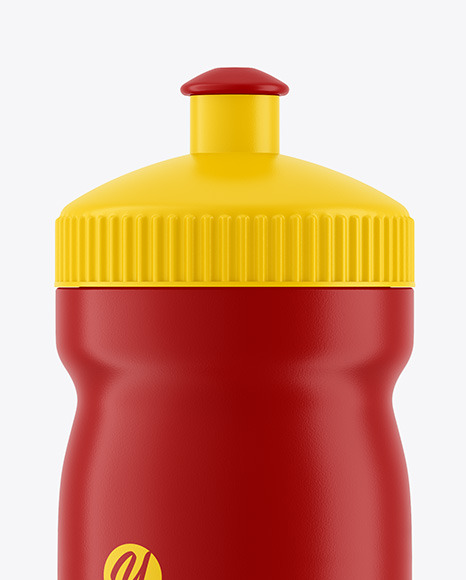 Matte Sport Bottle Mockup