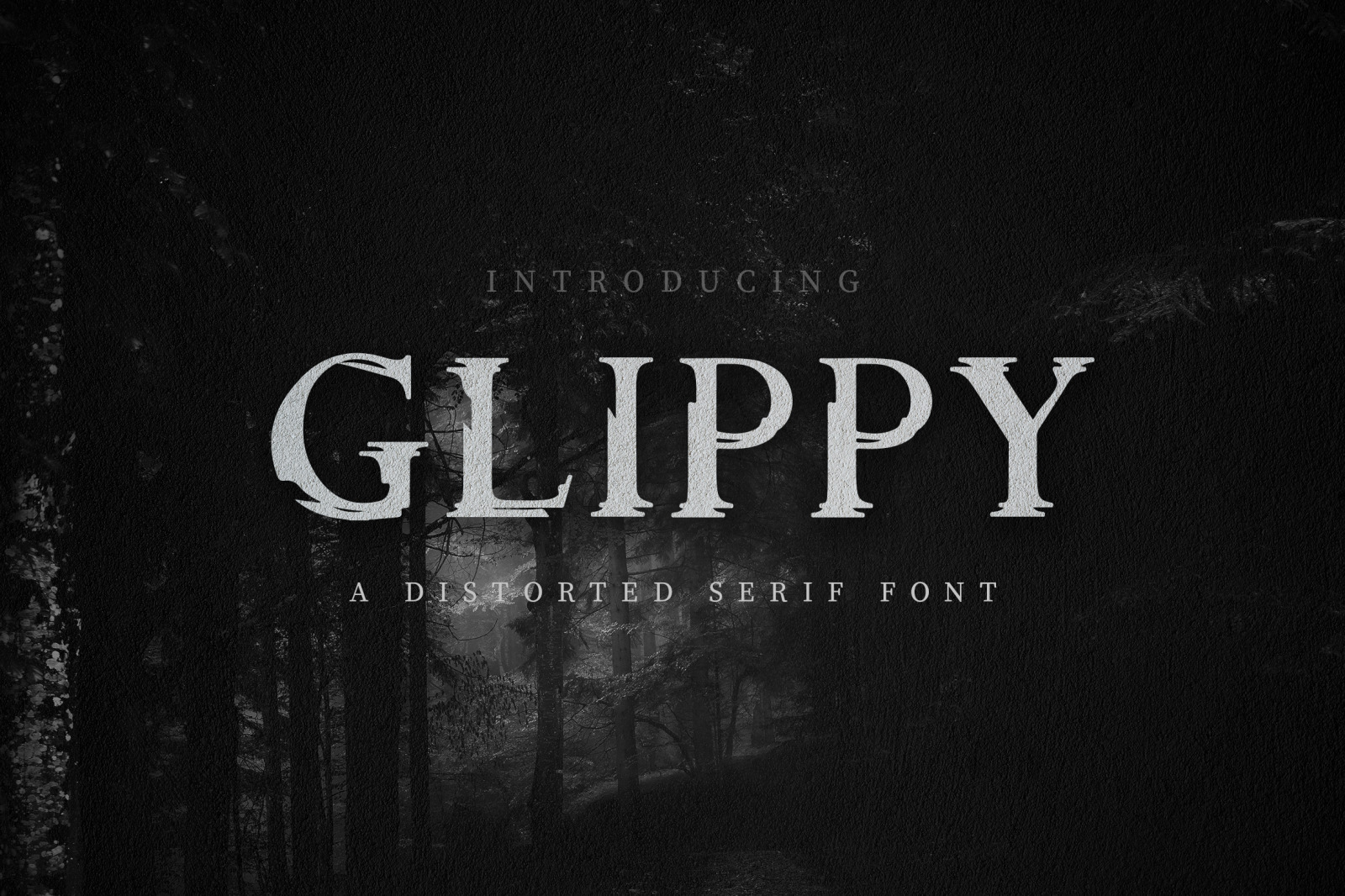 Glippy Industrial Font Glippy Industrial Font