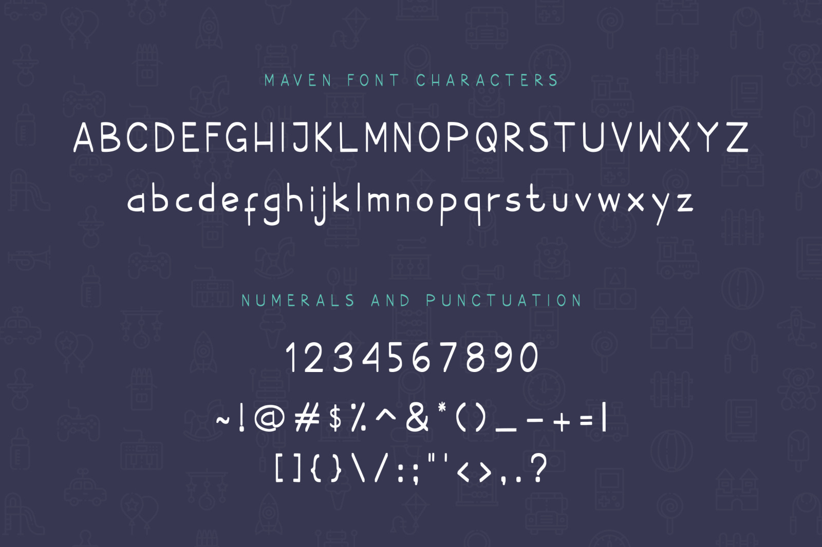 Maven Handwritten Font