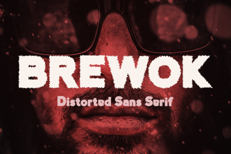 Brewok Distorted Font - Hoodies