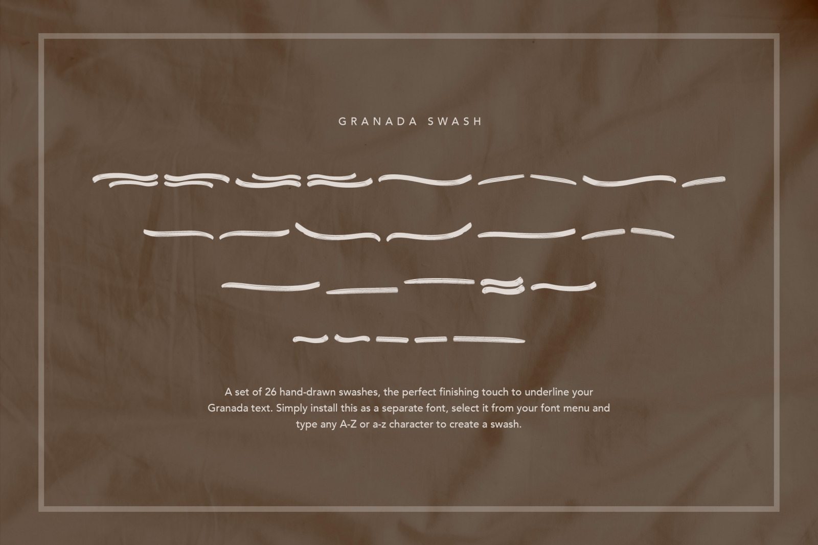 Granada Hand Brushed Font Granada Hand Brushed Font