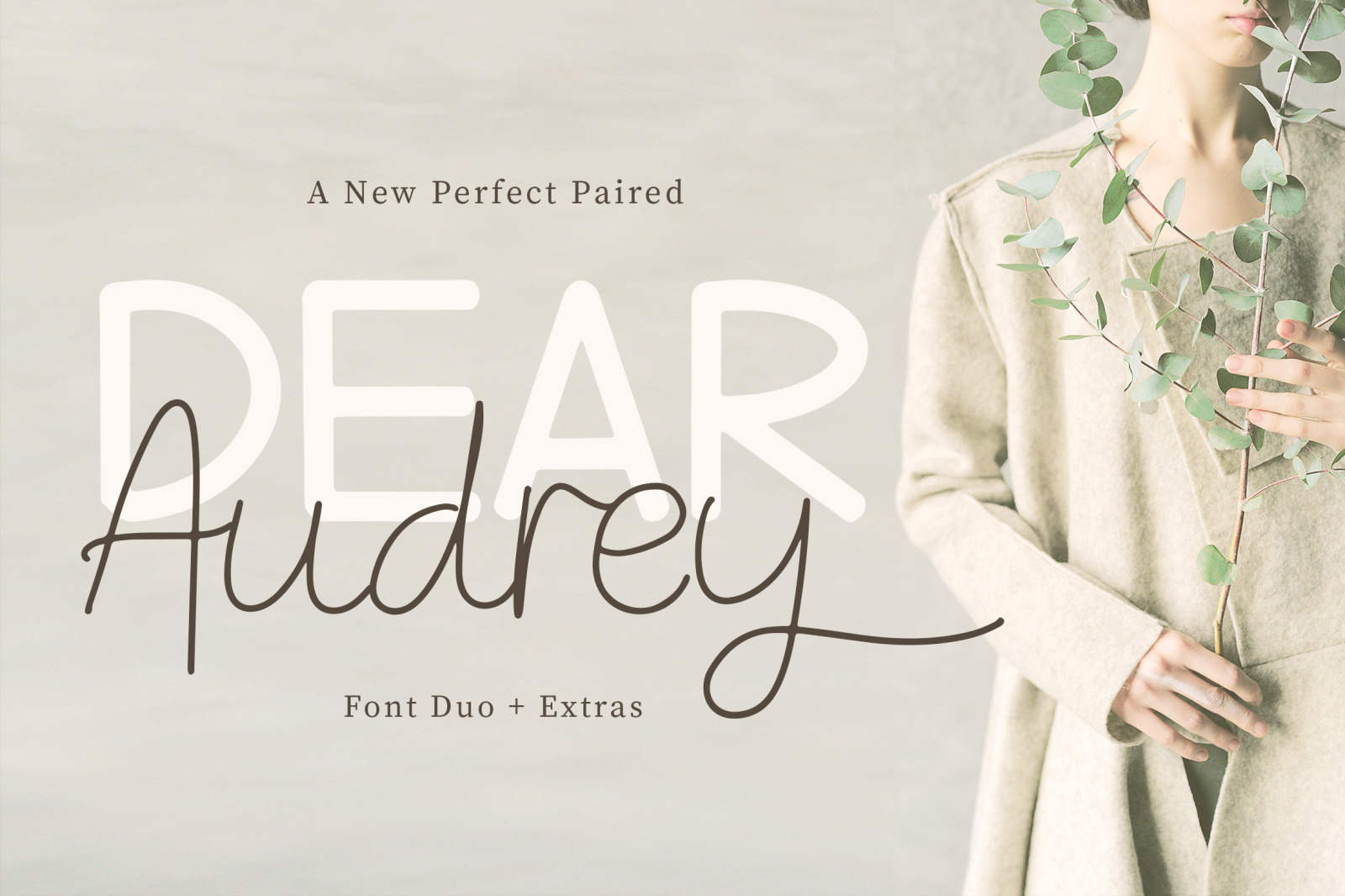 Dear Audrey Handwritten Font Duo