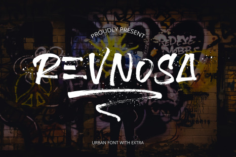 Revnosa Urban Brush Font - Street style