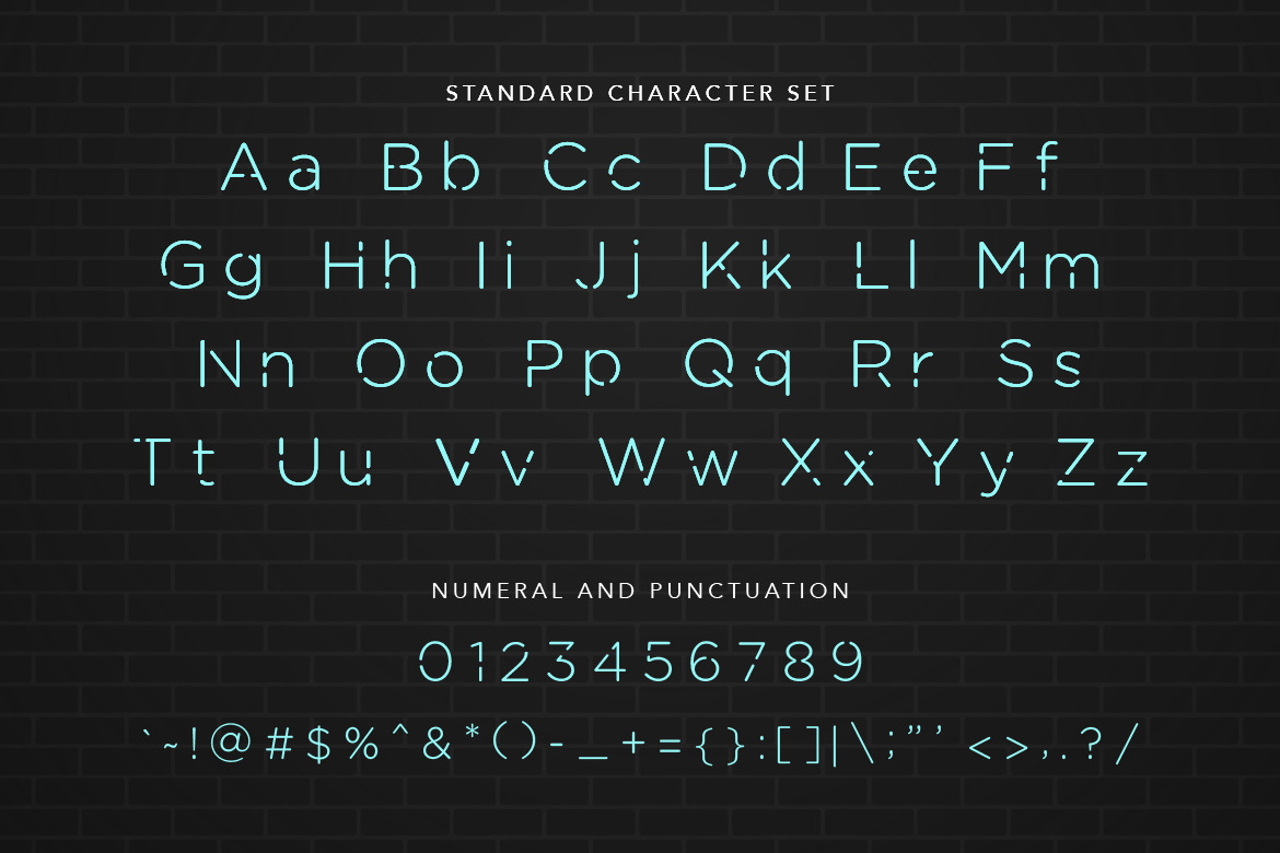 Neon Desmon - Neon Light Font Neon Desmon - Neon Light Font