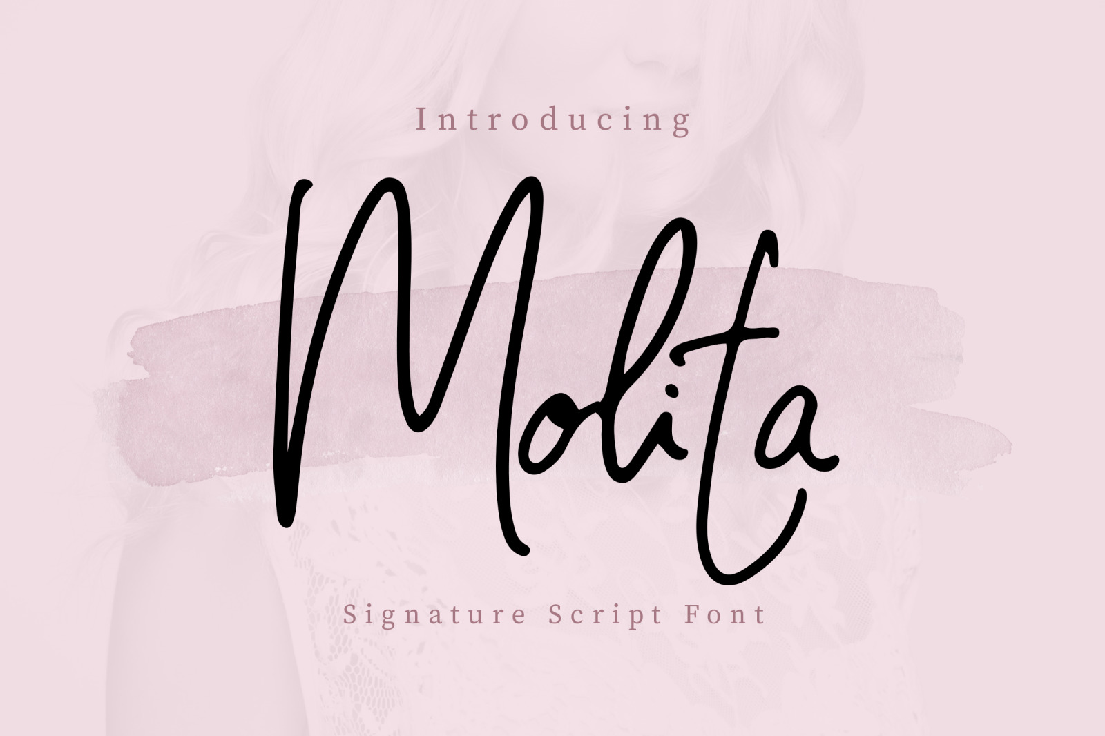 Molita Signature Script Font Molita Signature Script Font