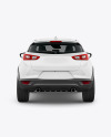 Compact Crossover SUV Mockup - Back View