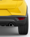 Compact Crossover SUV Mockup - Back View