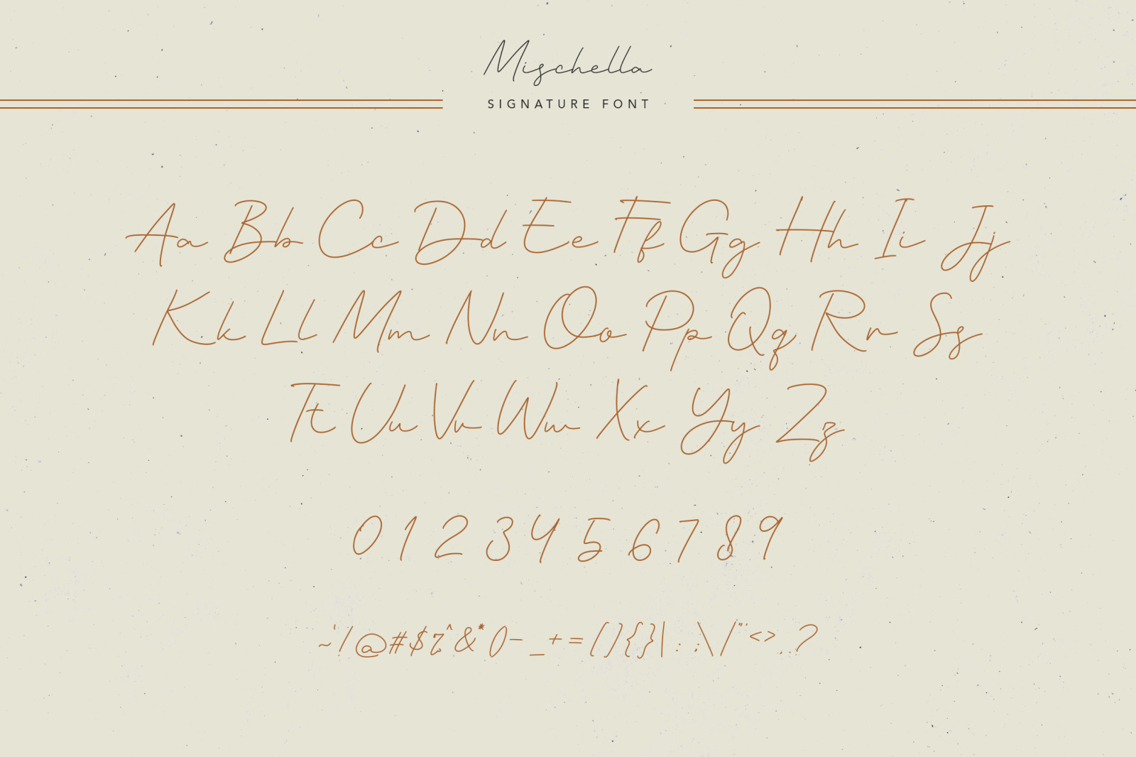 Mischella Stylish Signature Font Mischella Stylish Signature Font