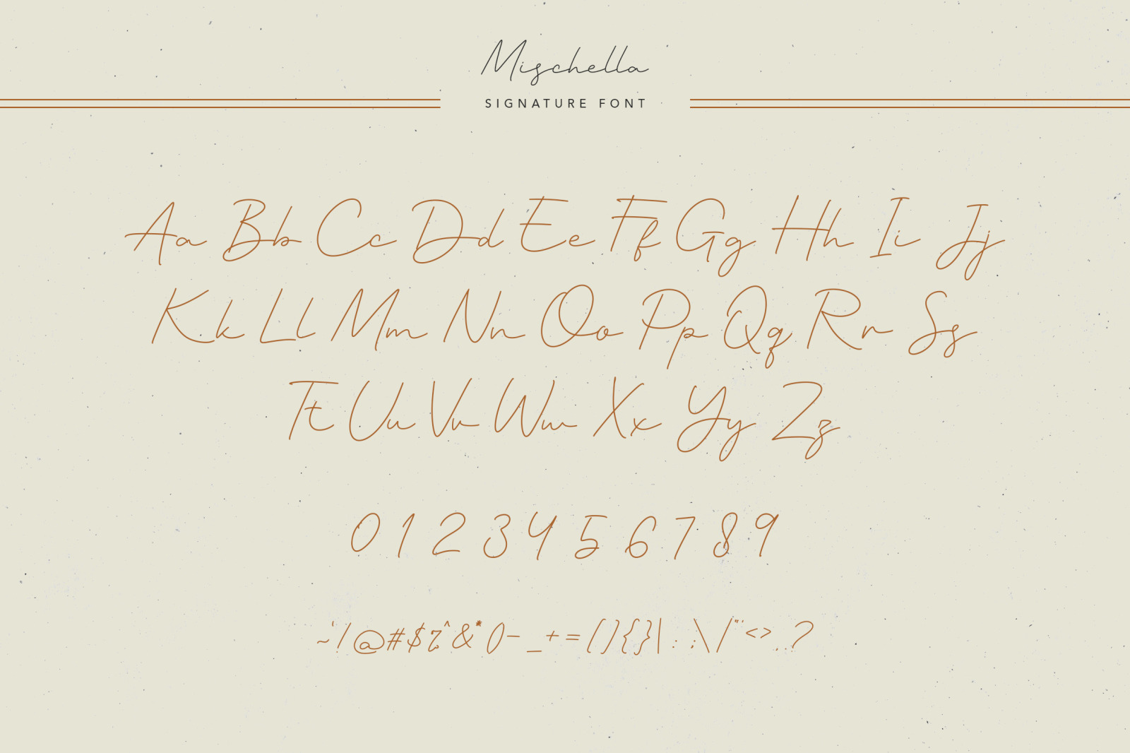 Mischella Stylish Signature Font