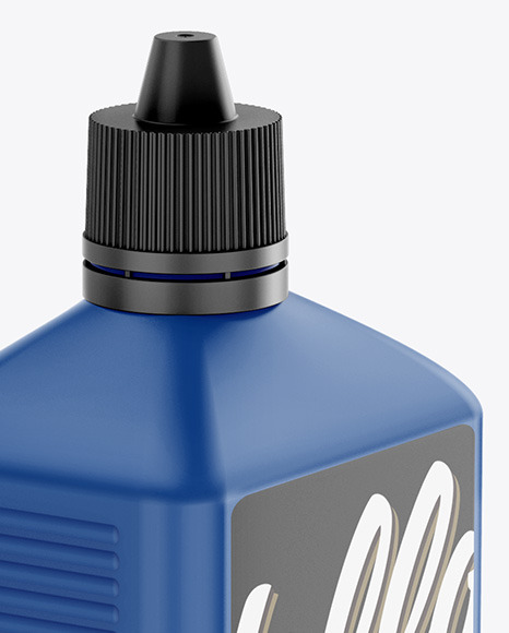 Matte Plastic Bottle Mockup