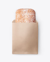 Paper Pack with Ciabatta Bread Mockup