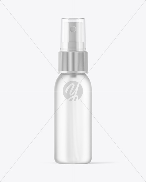 Frosted Spray Bottle Mockup