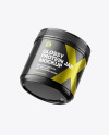 Glossy Protein Jar Mockup