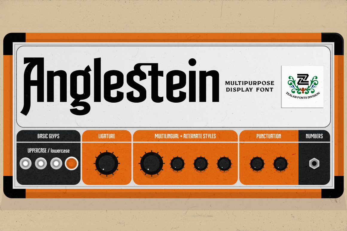 Anglestein - Multipurpose Font