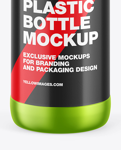 Metallic Bottle Mockup