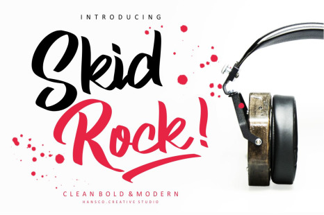 Skid Rock - Fonts