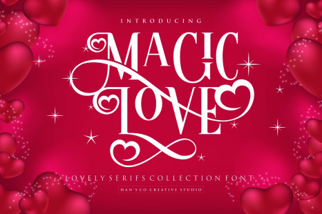 Magic Love Font - Mother love