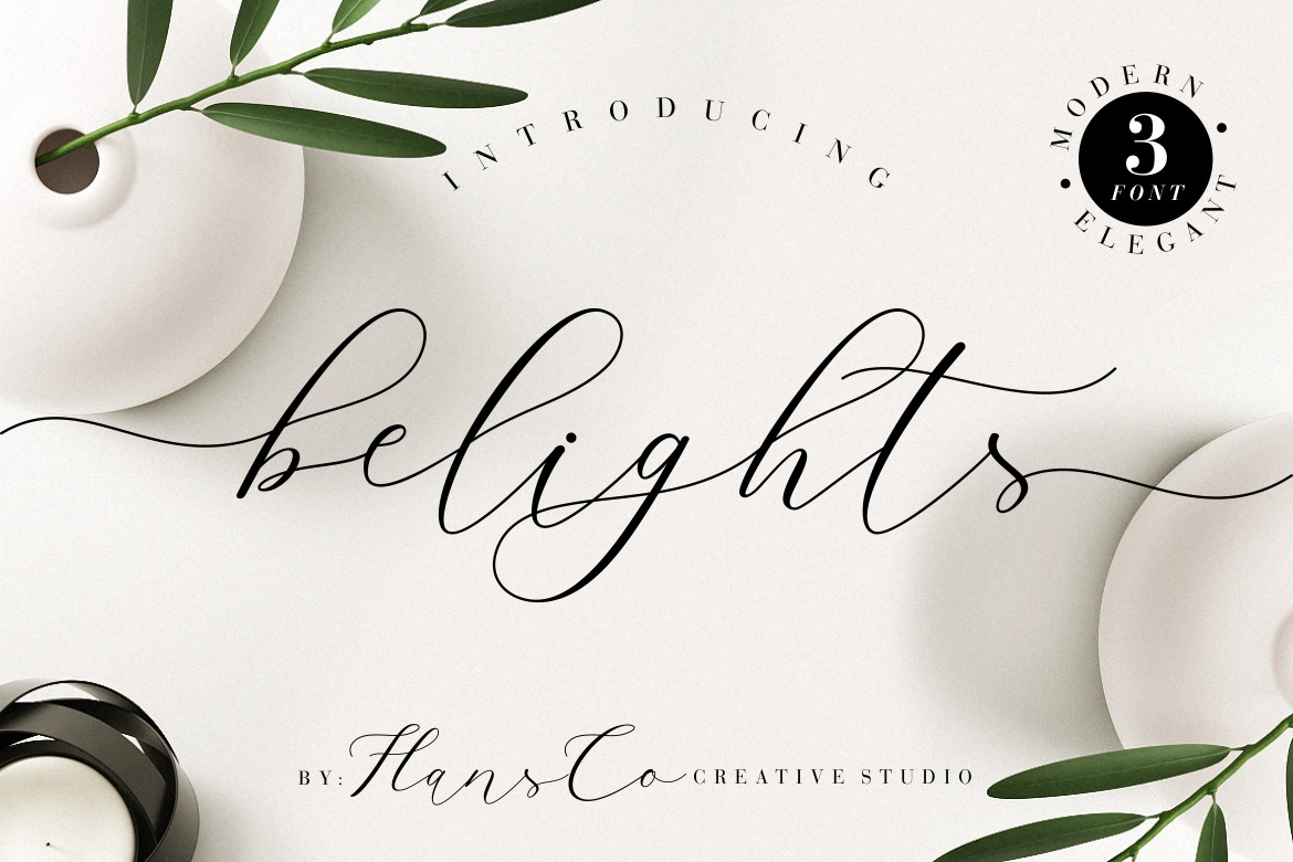 Belights Font