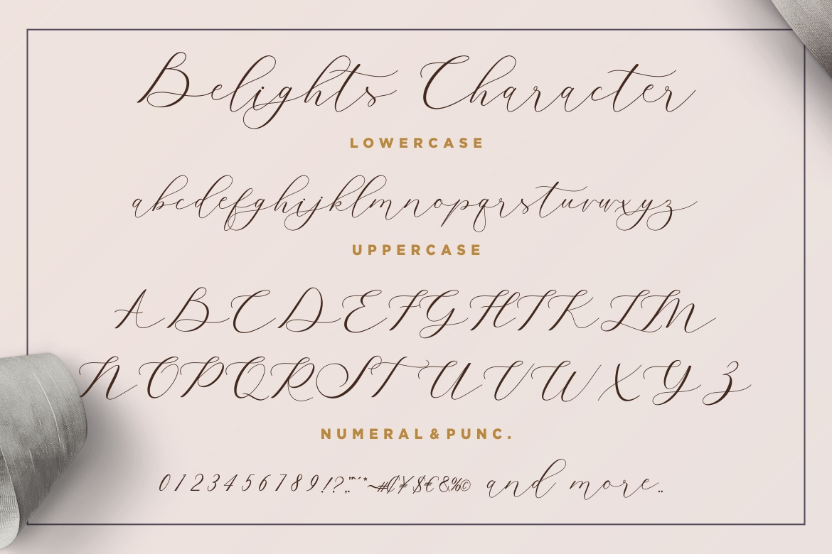 Belights Font