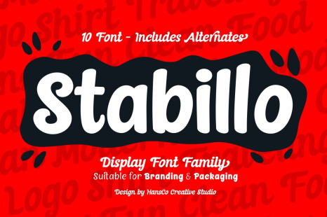 Stabillo - Display sans