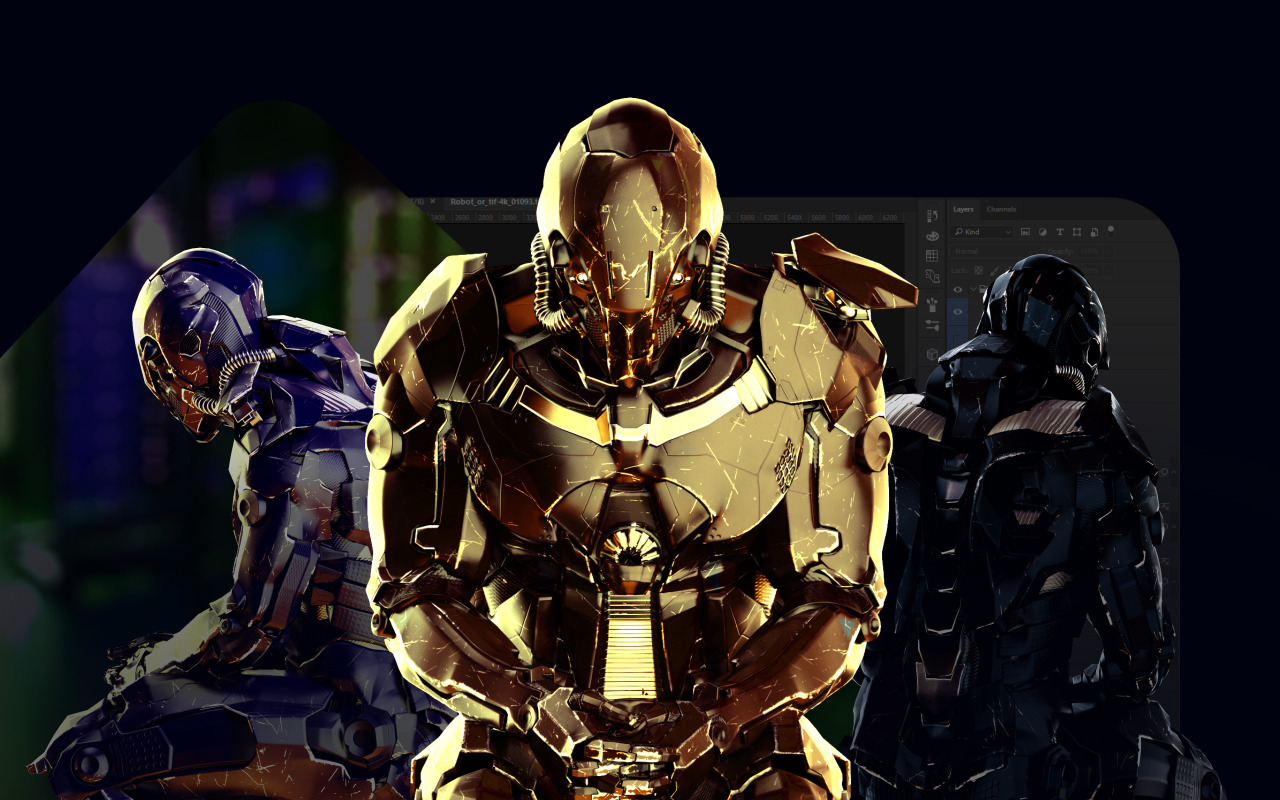 3D Mockup Security Robots #32 3D Mockup Security Robots #32