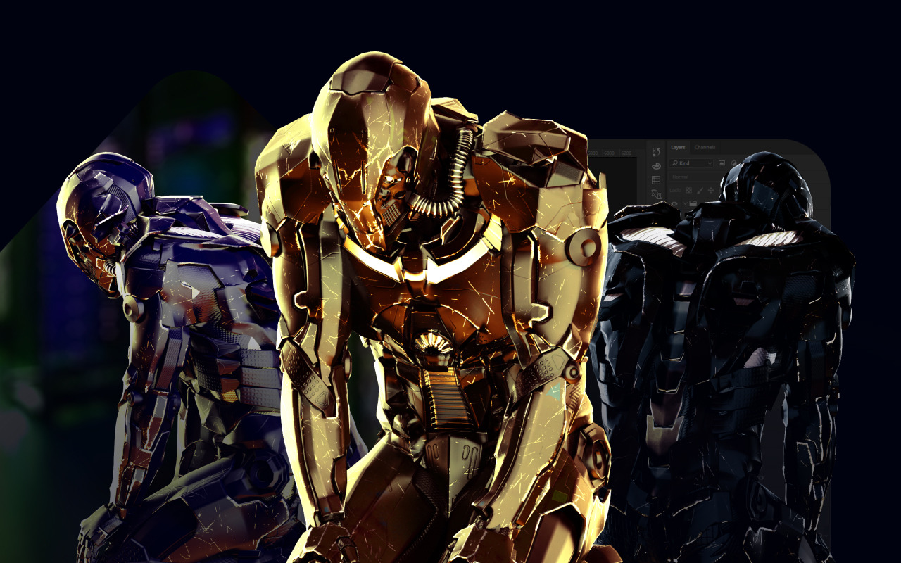3D Mockup Security Robots #34 3D Mockup Security Robots #34