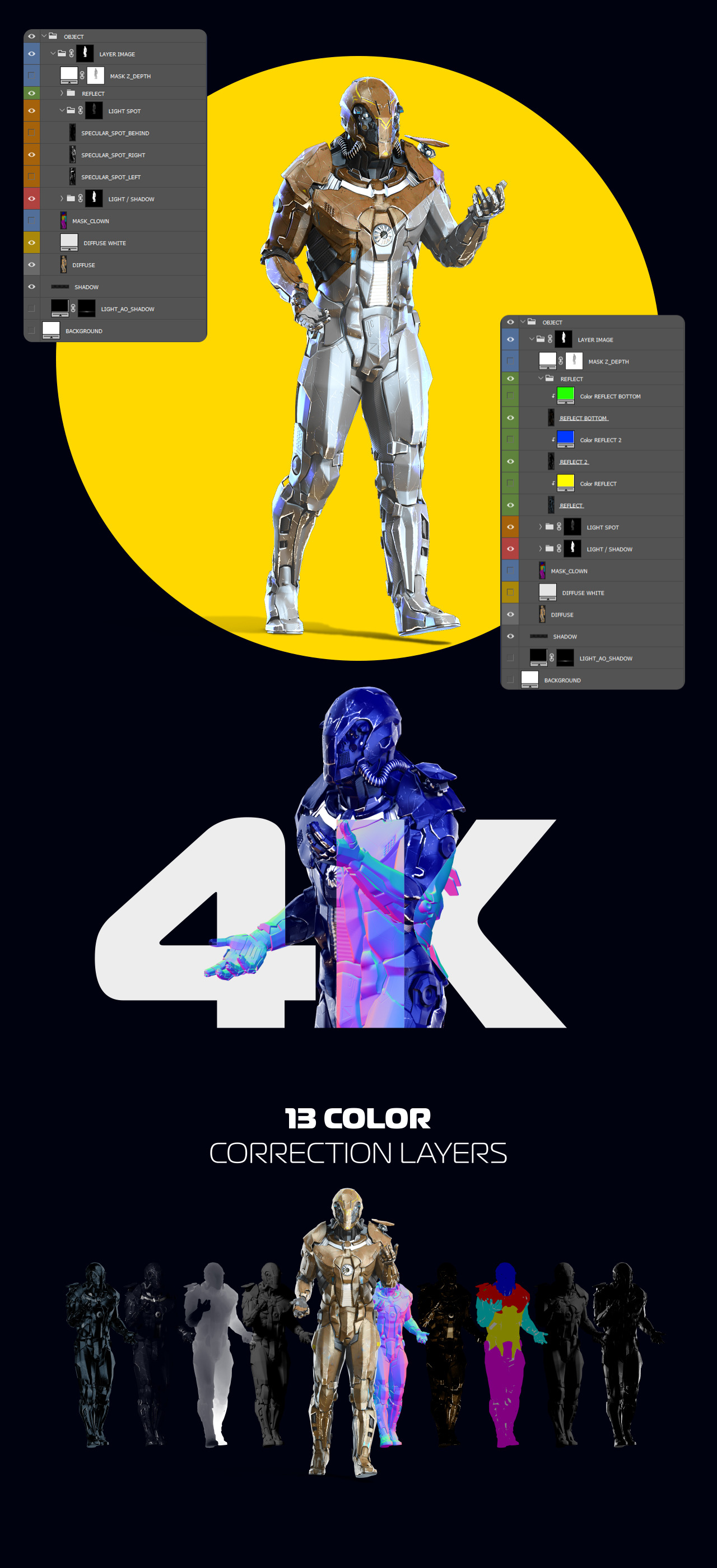 3D Mockup Security Robots #36 3D Mockup Security Robots #36