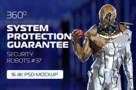 3D Mockup Security Robots #37 - Protection