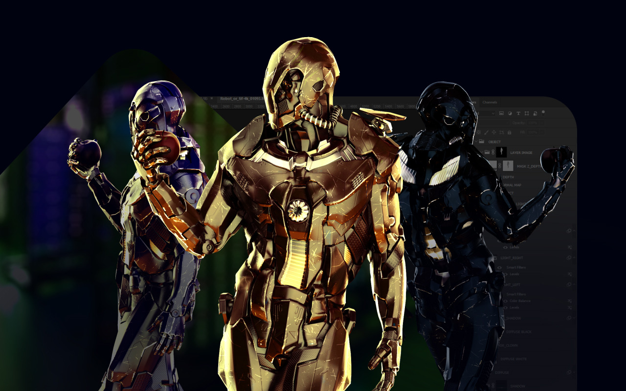 3D Mockup Security Robots #37 3D Mockup Security Robots #37