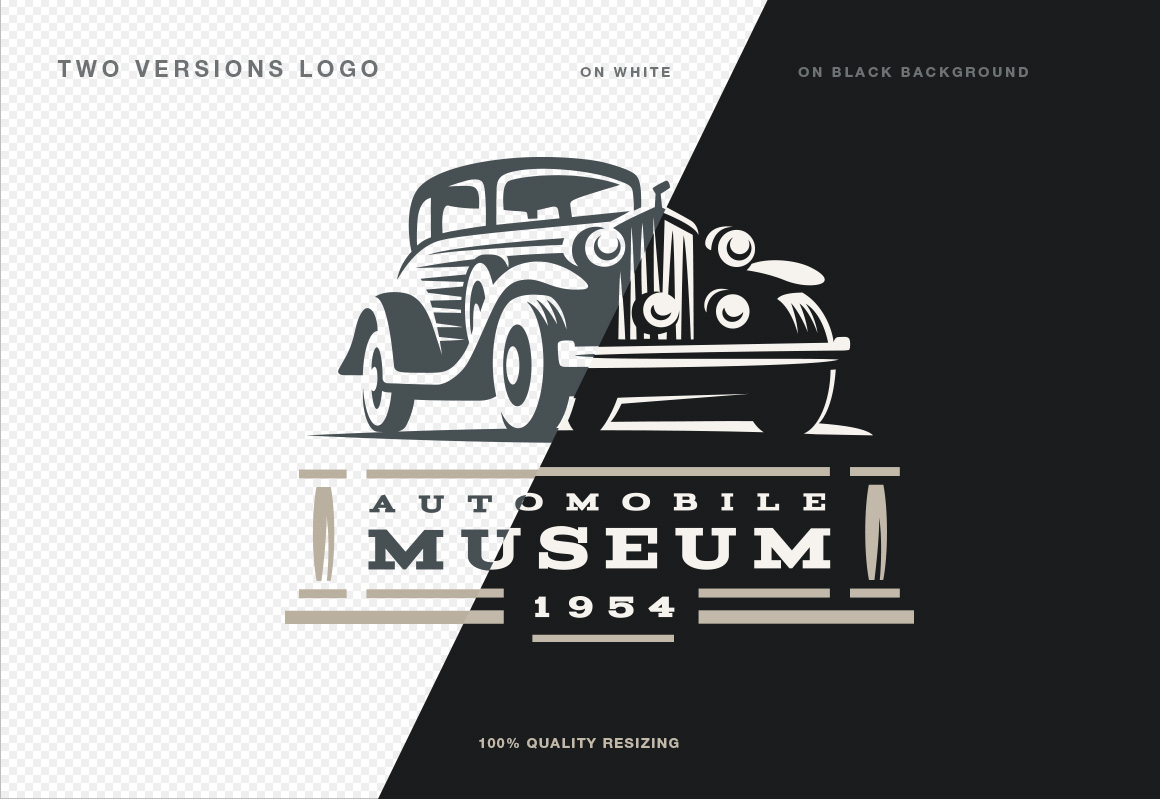 Transport logo set Transport logo set
