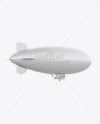 Zeppelin Mockup - Back Halfside View