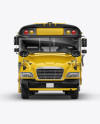 School Bus Mockup - Front View