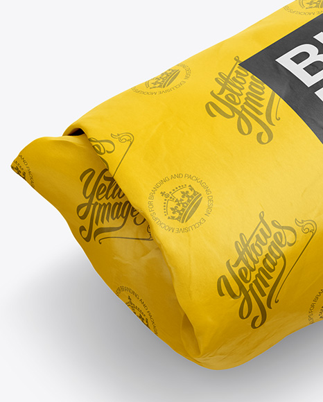 Burrito Wrapper Mockup - Halfside View - Free Download Images High