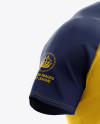 Men’s Rugby Jersey Mockup - Halfside View