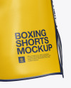 Two Panel Boxing Shorts Mockup - Front View