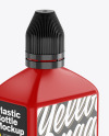 Glossy Plastic Bottle Mockup