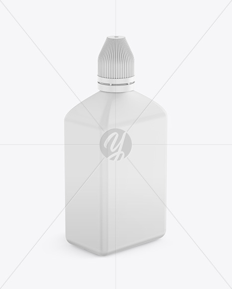 Matte Plastic Bottle Mockup