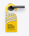 Door Hanger Mockup